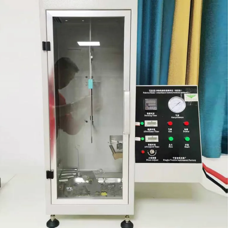 Tester delle prestazioni ignifughe del tessuto YG815B (metodo verticale)